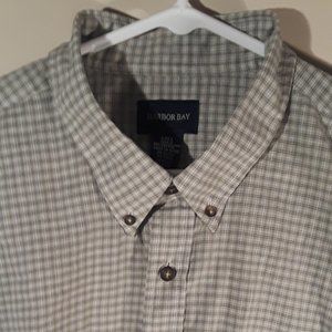 Harbor Bay LS casual dress shirt size XXXLT